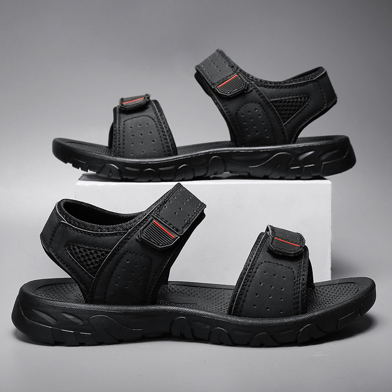 Men's Casual Solid Color Open Toe Beach Sandals display picture 10