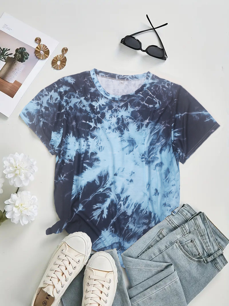 Women's T-shirt Short Sleeve T-Shirts Simple Style Flower display picture 2