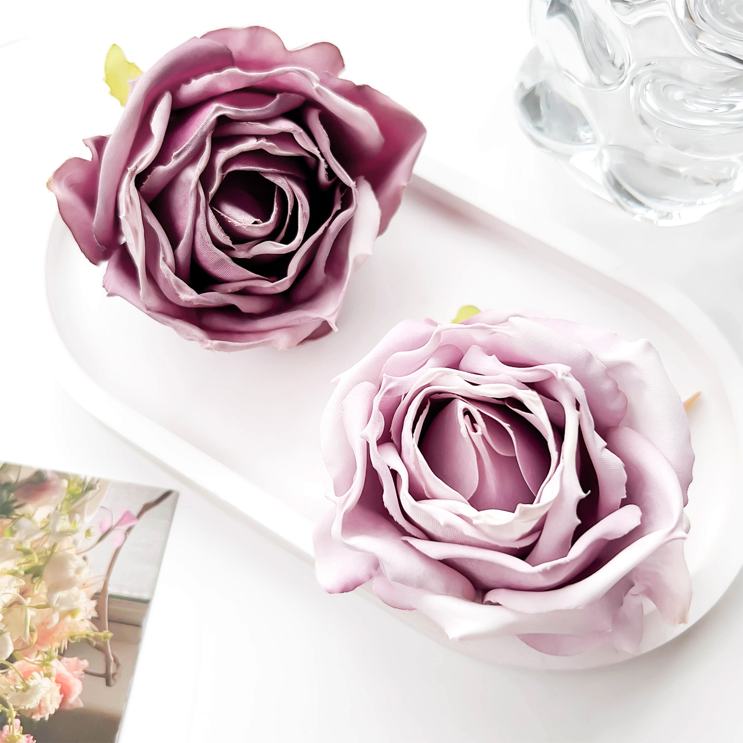 Women's Romantic Sweet Rose Synthetic Yarn Plastic Hair Clip display picture 1