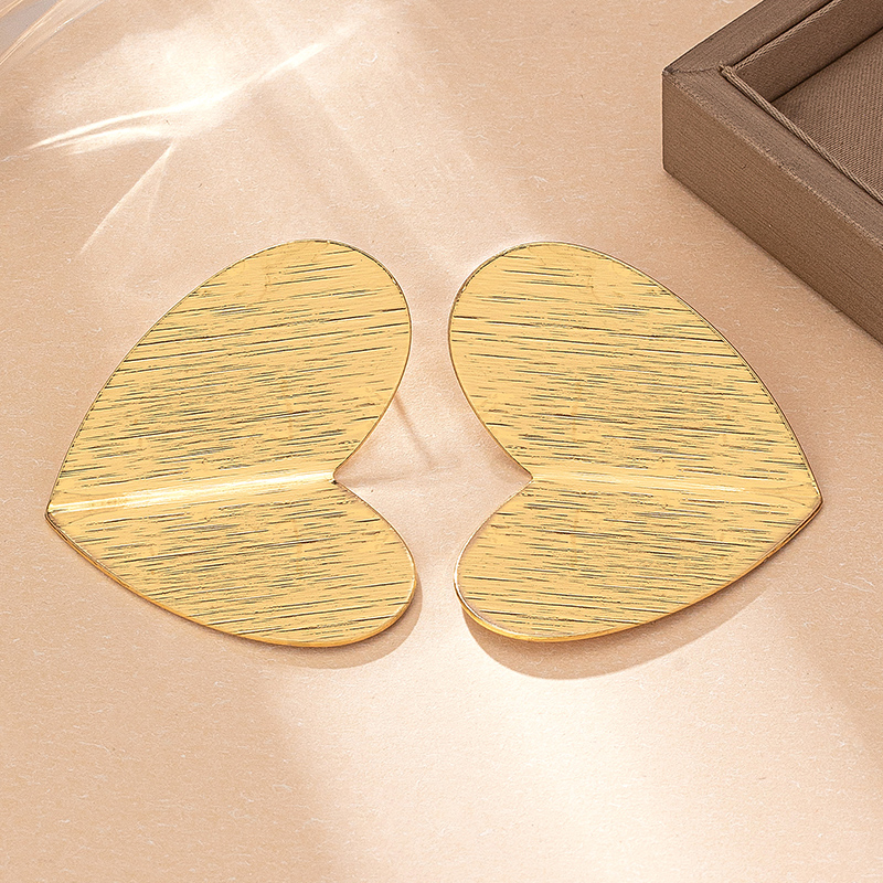 1 Pair Elegant Glam Solid Color Plating Plastic 14K Gold Plated Ear Studs display picture 4