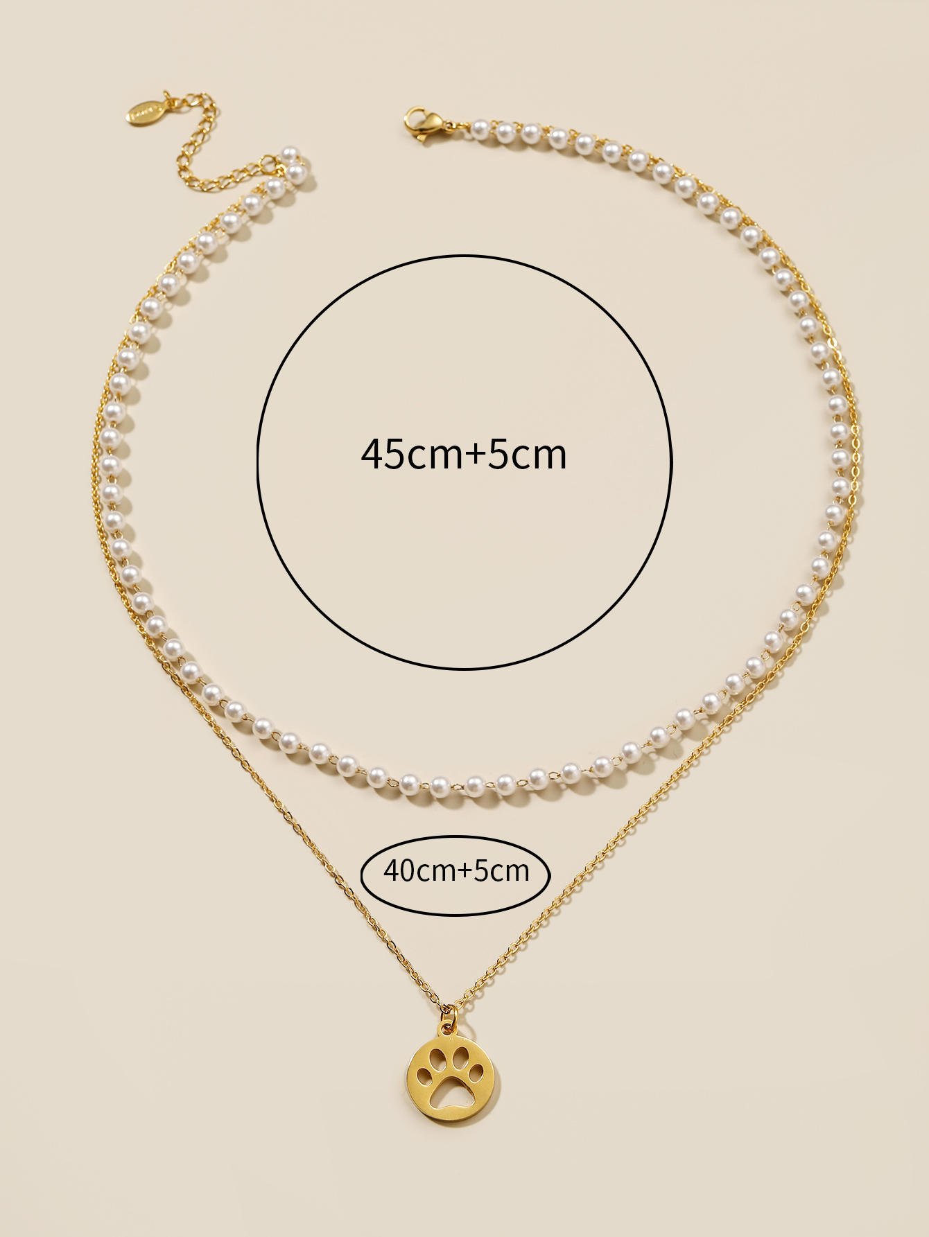 Simple Style Classic Style Cross Stainless Steel Imitation Pearl Beaded Plating Artificial Pearls 18K Gold Plated Women's Necklace display picture 4