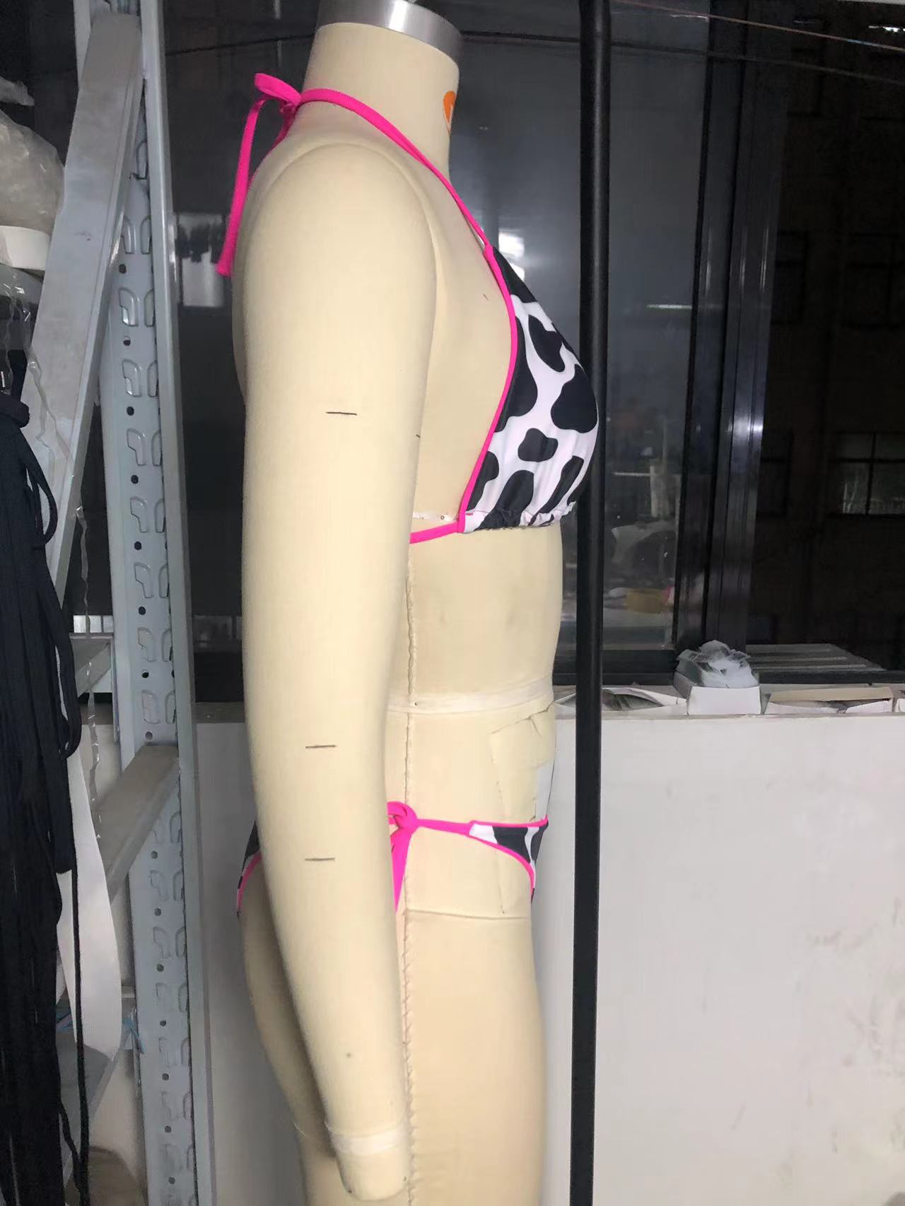 Mujeres Vacas Juego De 2 Piezas Bikinis Traje De Baño display picture 8