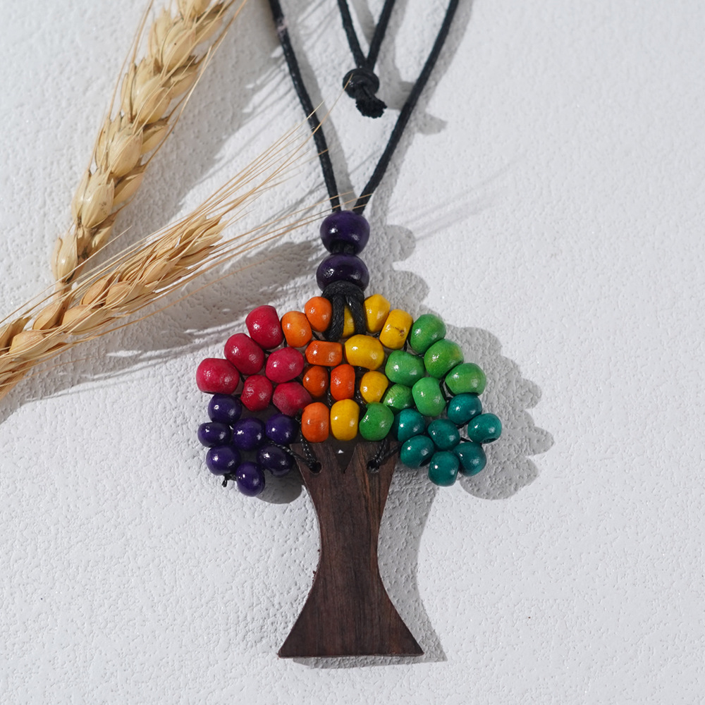 Ethnic Style Tree Wood Women's Pendant Necklace display picture 3