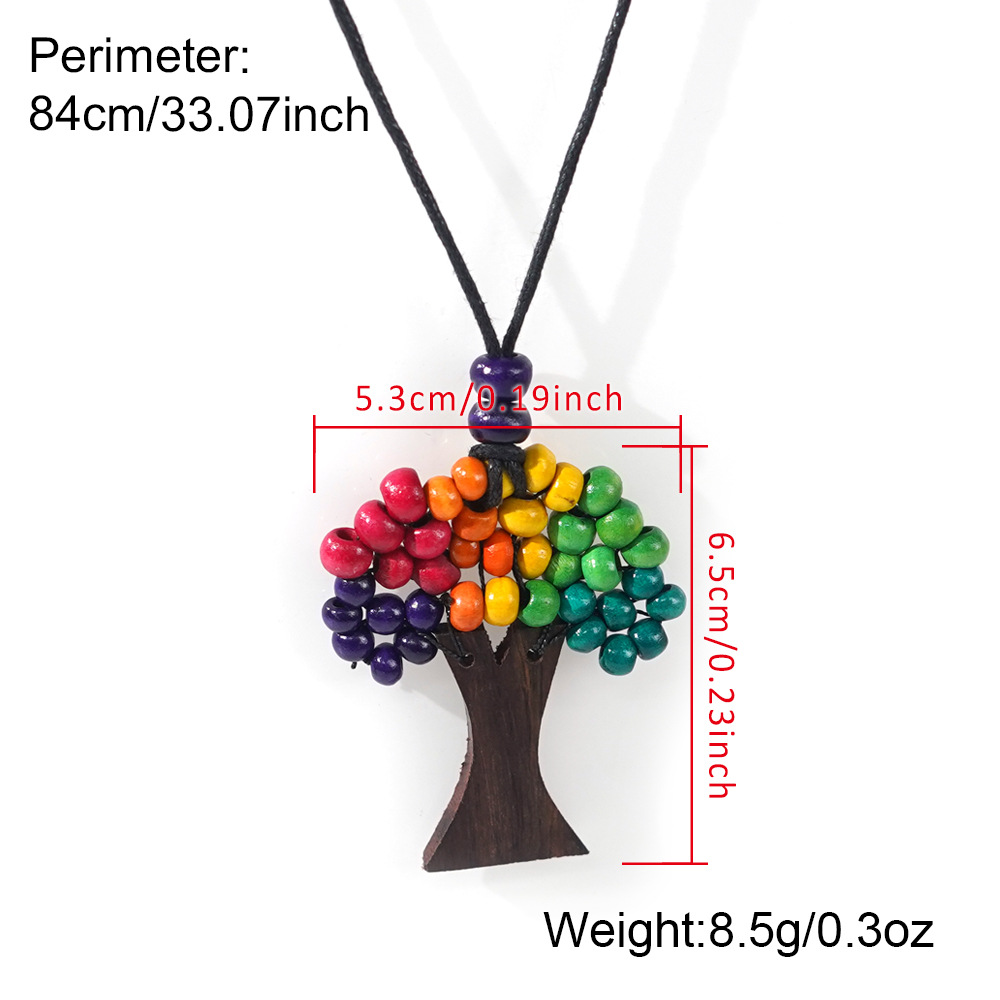 Ethnic Style Tree Wood Women's Pendant Necklace display picture 5