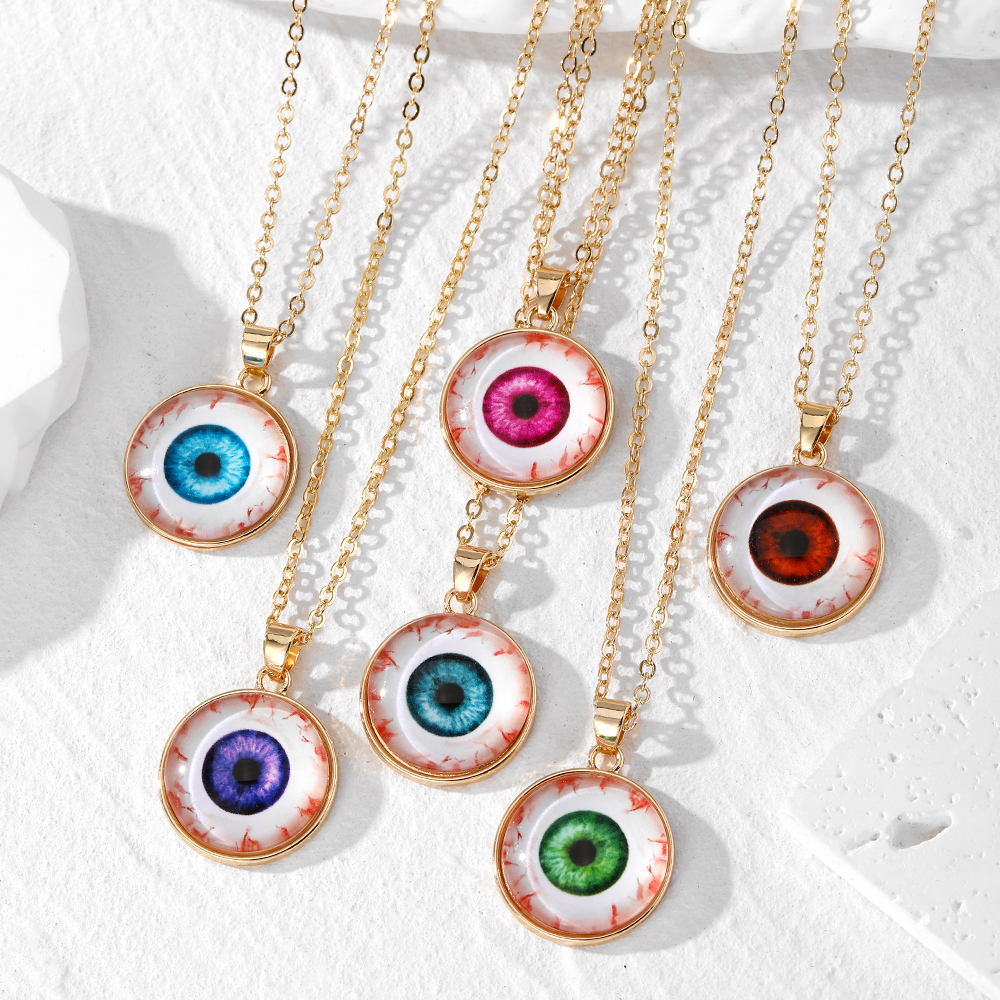 Elegant Eye Alloy Opal Women's Pendant Necklace display picture 9