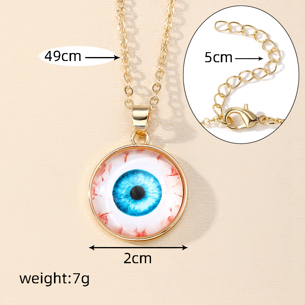 Elegant Eye Alloy Opal Women's Pendant Necklace display picture 8