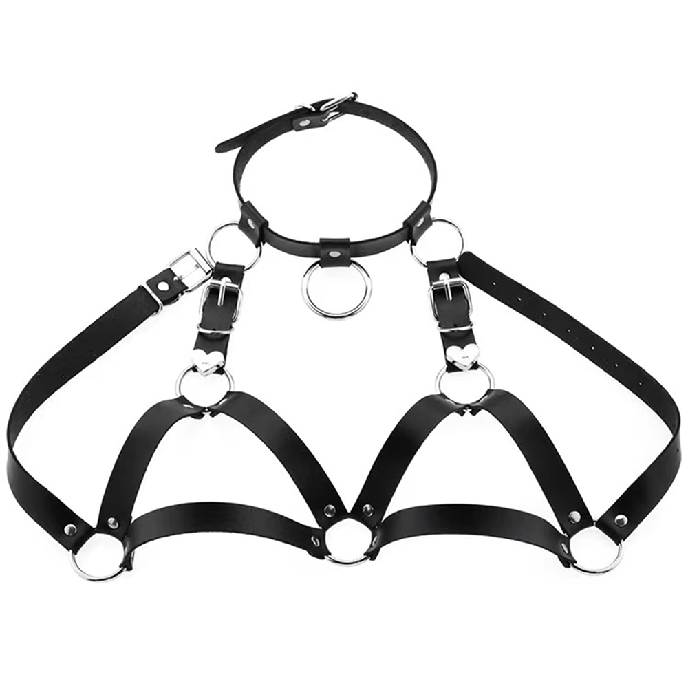 Punk Modern Style Cool Style Geometric Heart Shape Pu Leather Women's Leather Belts display picture 3