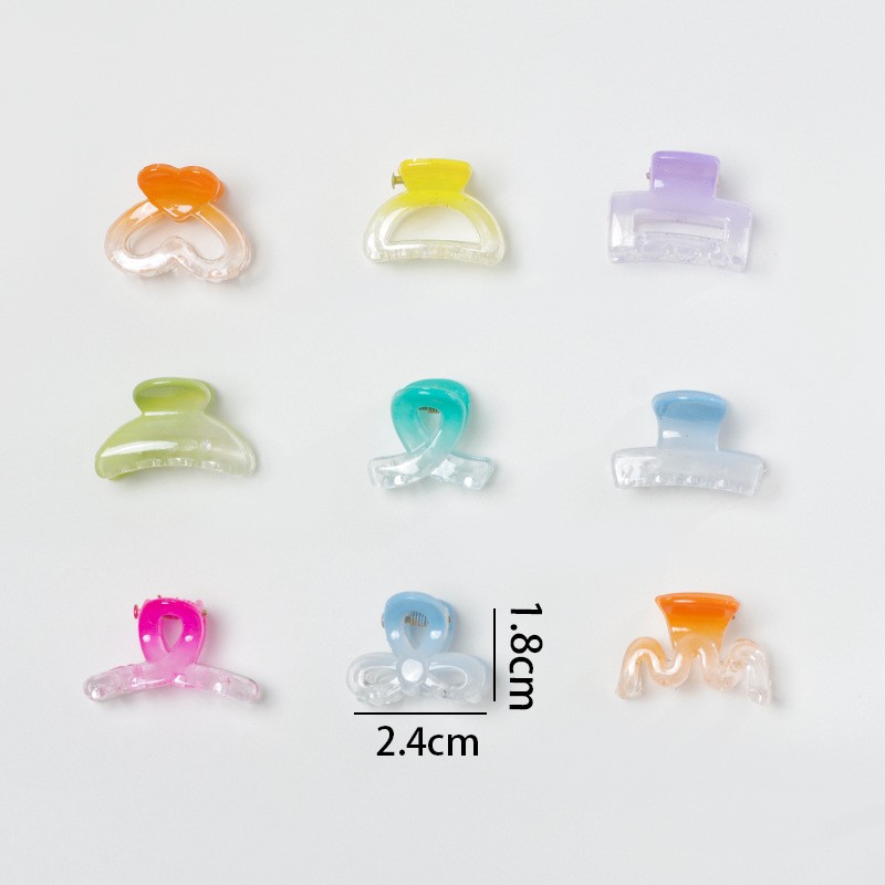 Women's Cute Colorful Plastic Hair Claws display picture 1
