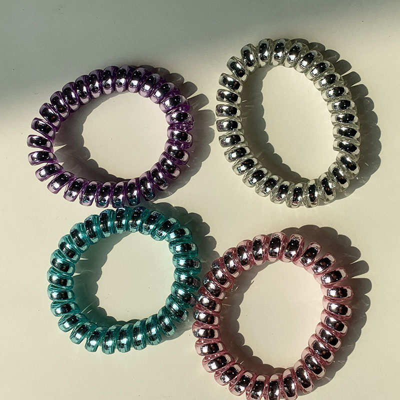 Women's Simple Style Classic Style Solid Color Plastic Hair Tie display picture 7