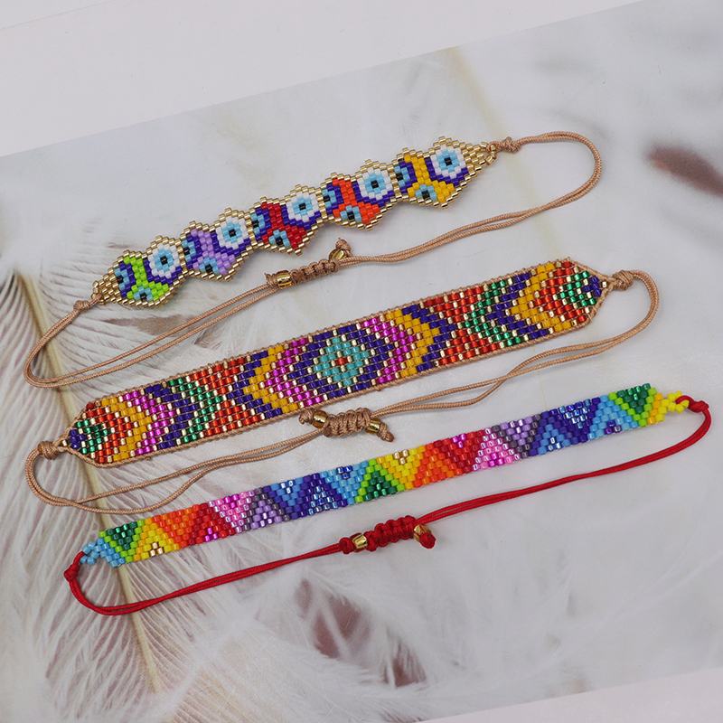 Casual Elegant Heart Shape Eye Glass Knitting Women's Bracelets display picture 2