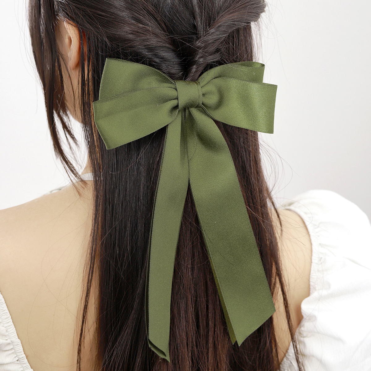 Women's Cute Lady Sweet Bow Knot Cloth Satin Hair Clip display picture 16