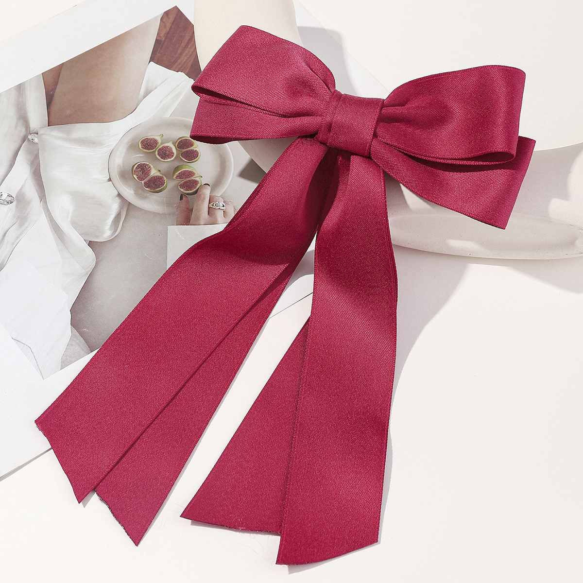 Women's Cute Lady Sweet Bow Knot Cloth Satin Hair Clip display picture 21
