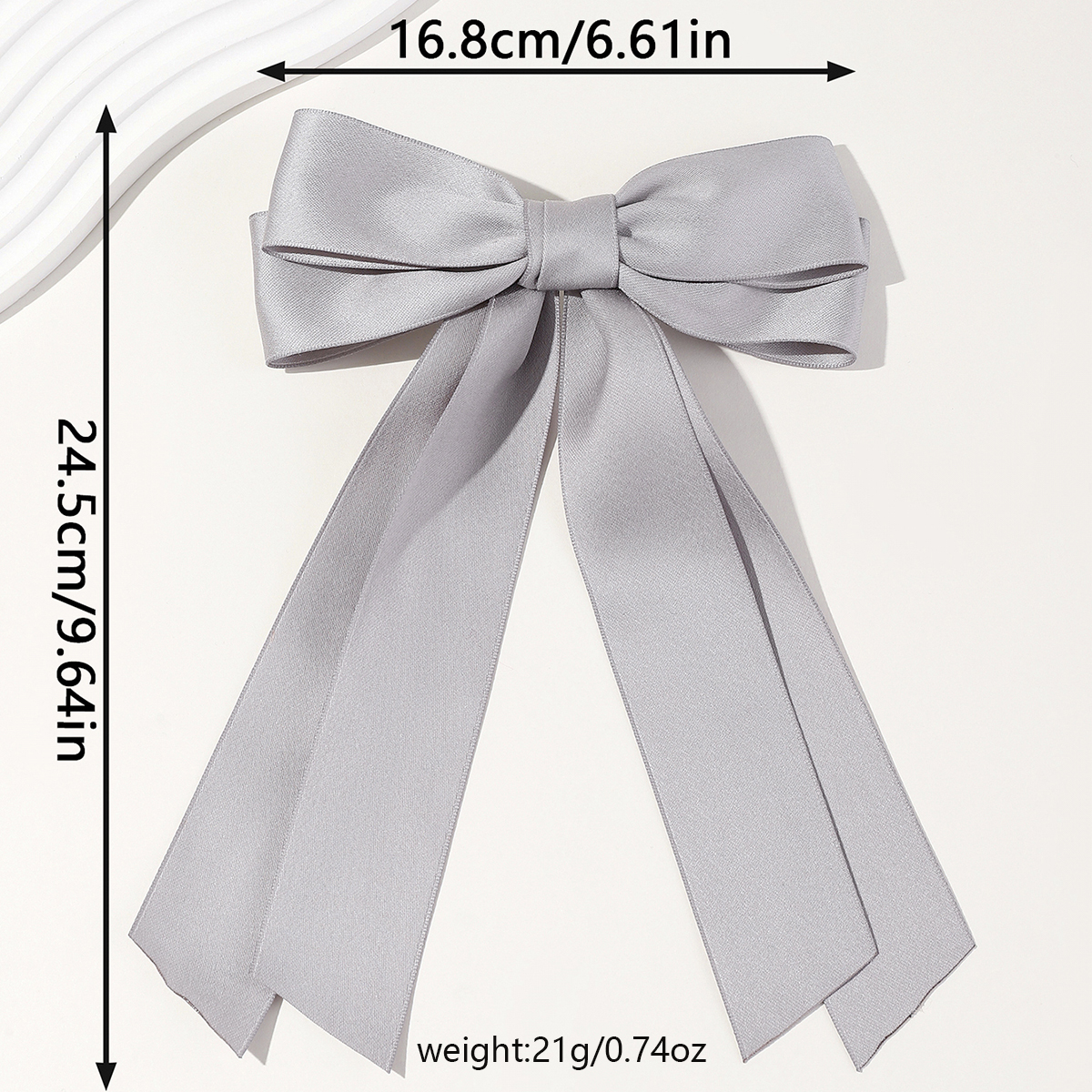 Women's Cute Lady Sweet Bow Knot Cloth Satin Hair Clip display picture 7