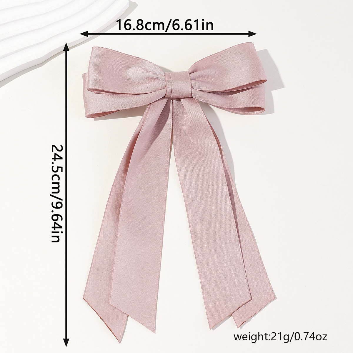 Women's Cute Lady Sweet Bow Knot Cloth Satin Hair Clip display picture 5