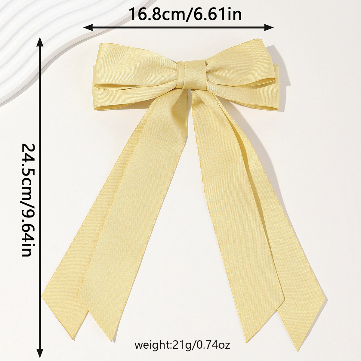 Women's Cute Lady Sweet Bow Knot Cloth Satin Hair Clip display picture 9