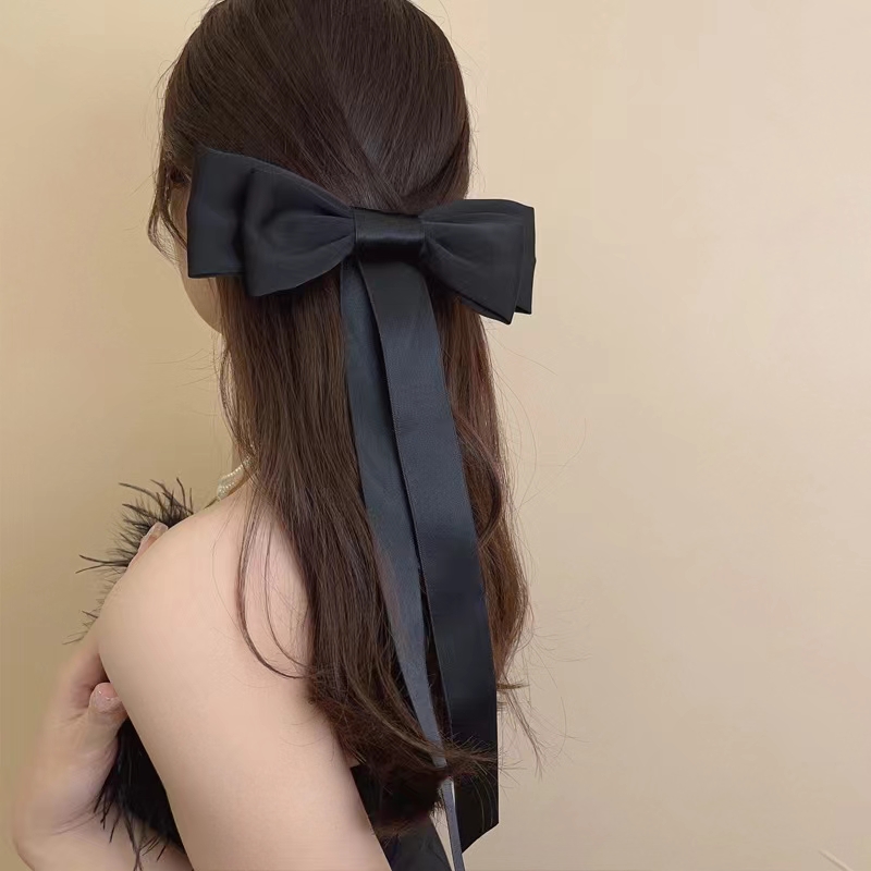Women's Cute Lady Sweet Bow Knot Cloth Satin Hair Clip display picture 2