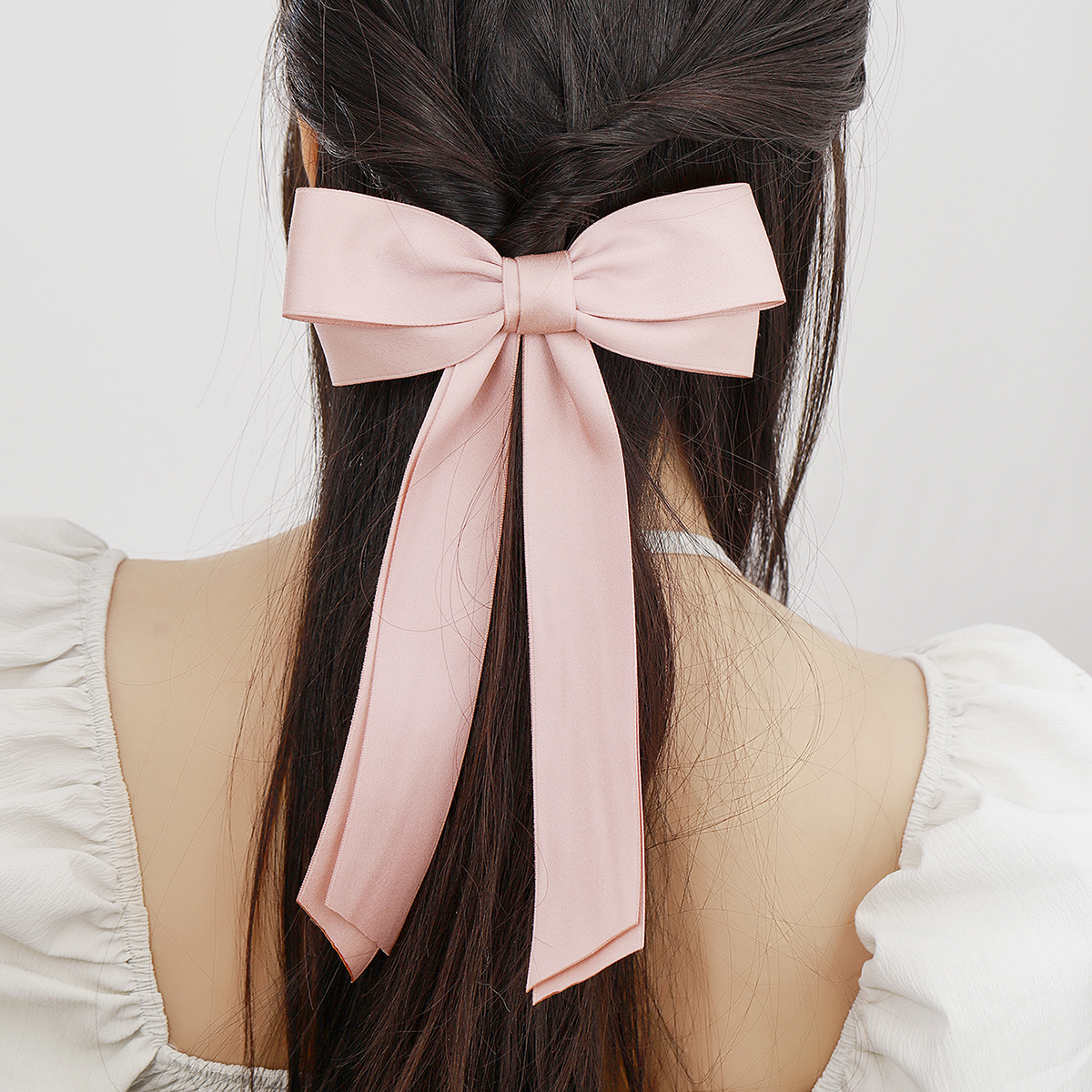 Women's Cute Lady Sweet Bow Knot Cloth Satin Hair Clip display picture 45