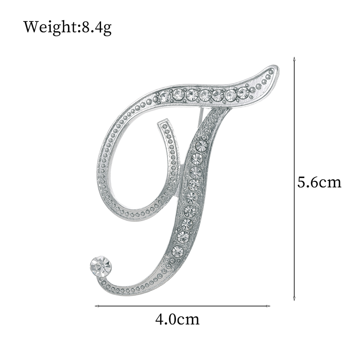 Basic Modern Style Classic Style Letter Alloy Inlay Rhinestones Unisex Brooches display picture 45