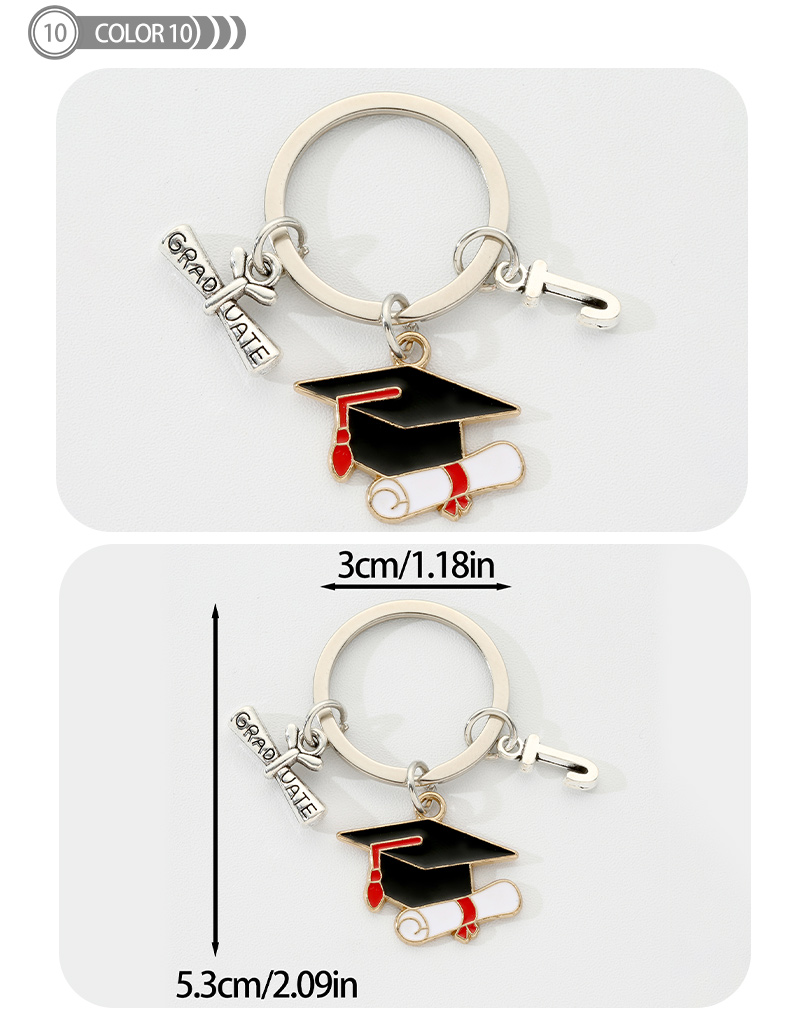 Simple Style Color Block Alloy Plating Gold Plated Keychain display picture 11