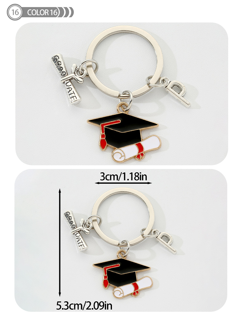 Simple Style Color Block Alloy Plating Gold Plated Keychain display picture 17