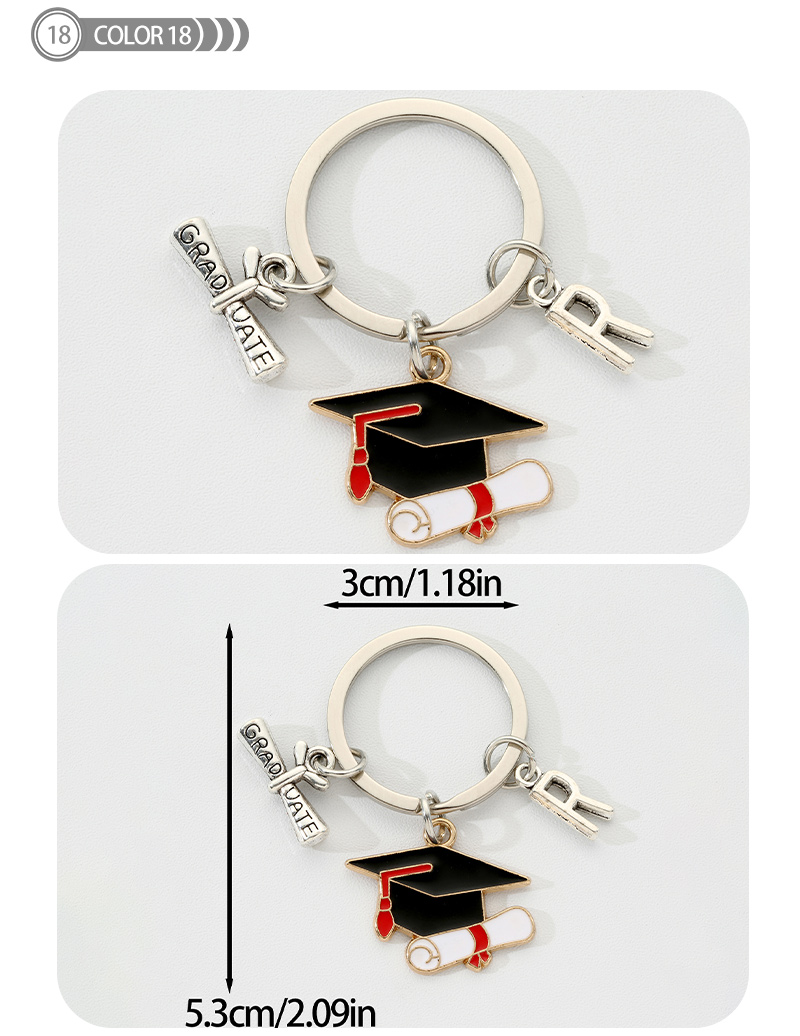 Simple Style Color Block Alloy Plating Gold Plated Keychain display picture 19