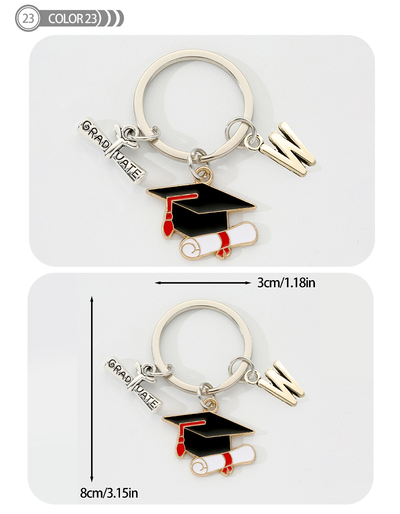 Simple Style Color Block Alloy Plating Gold Plated Keychain display picture 24