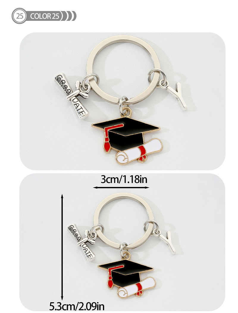 Simple Style Color Block Alloy Plating Gold Plated Keychain display picture 26