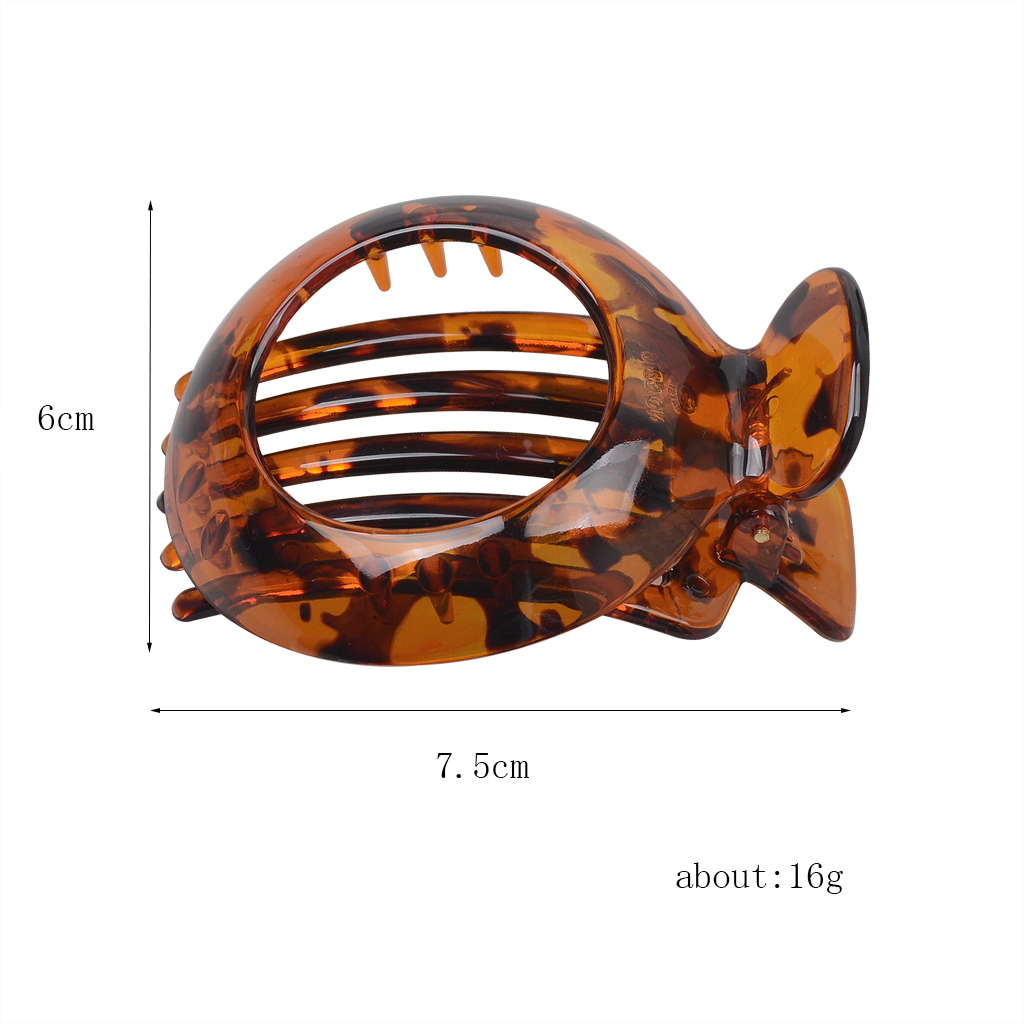 Women's IG Style Modern Style Round Fish PC Hair Claws display picture 2