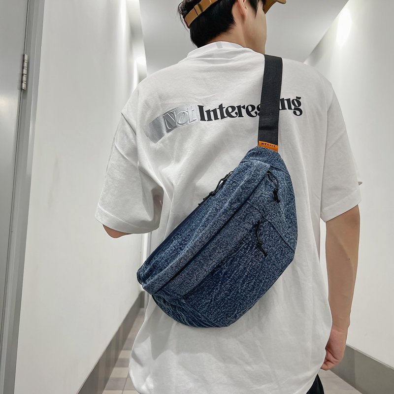 Unisex Classic Style Streetwear Solid Color Denim Waist Bags display picture 11