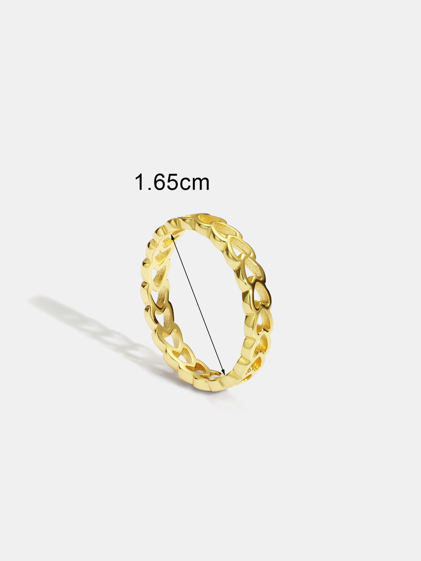 Copper 18K Gold Plated Simple Style Classic Style Commute Hollow Out Inlay Solid Color Zircon Rings display picture 1