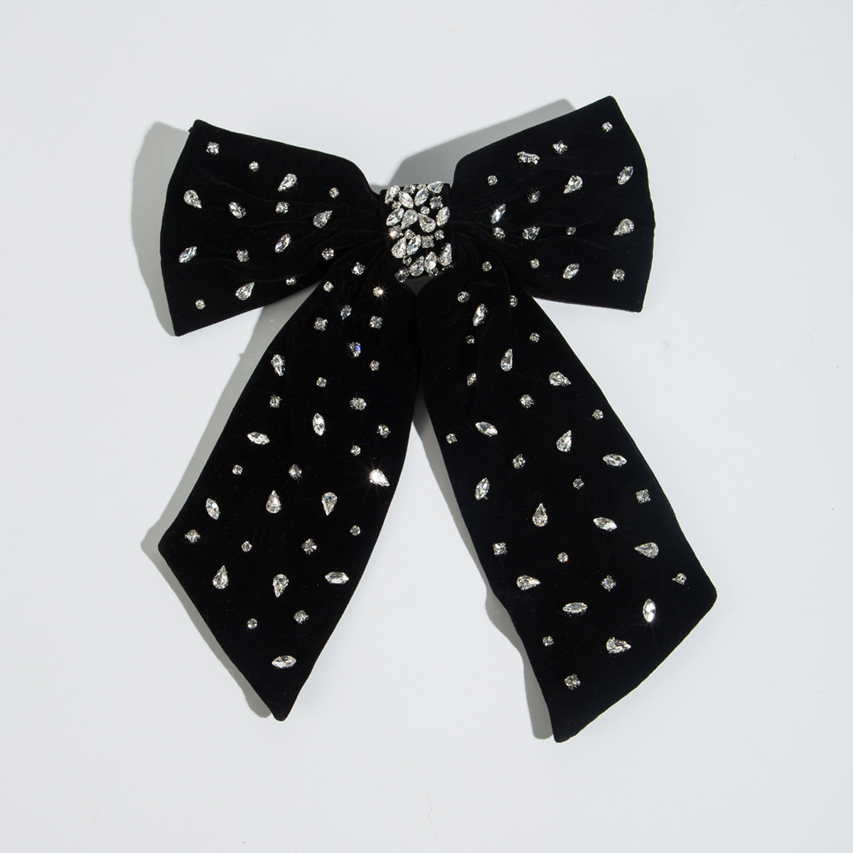 Women's Casual Vacation Classic Style Bow Knot Alloy Cloth Inlay Rhinestones Hair Clip display picture 6