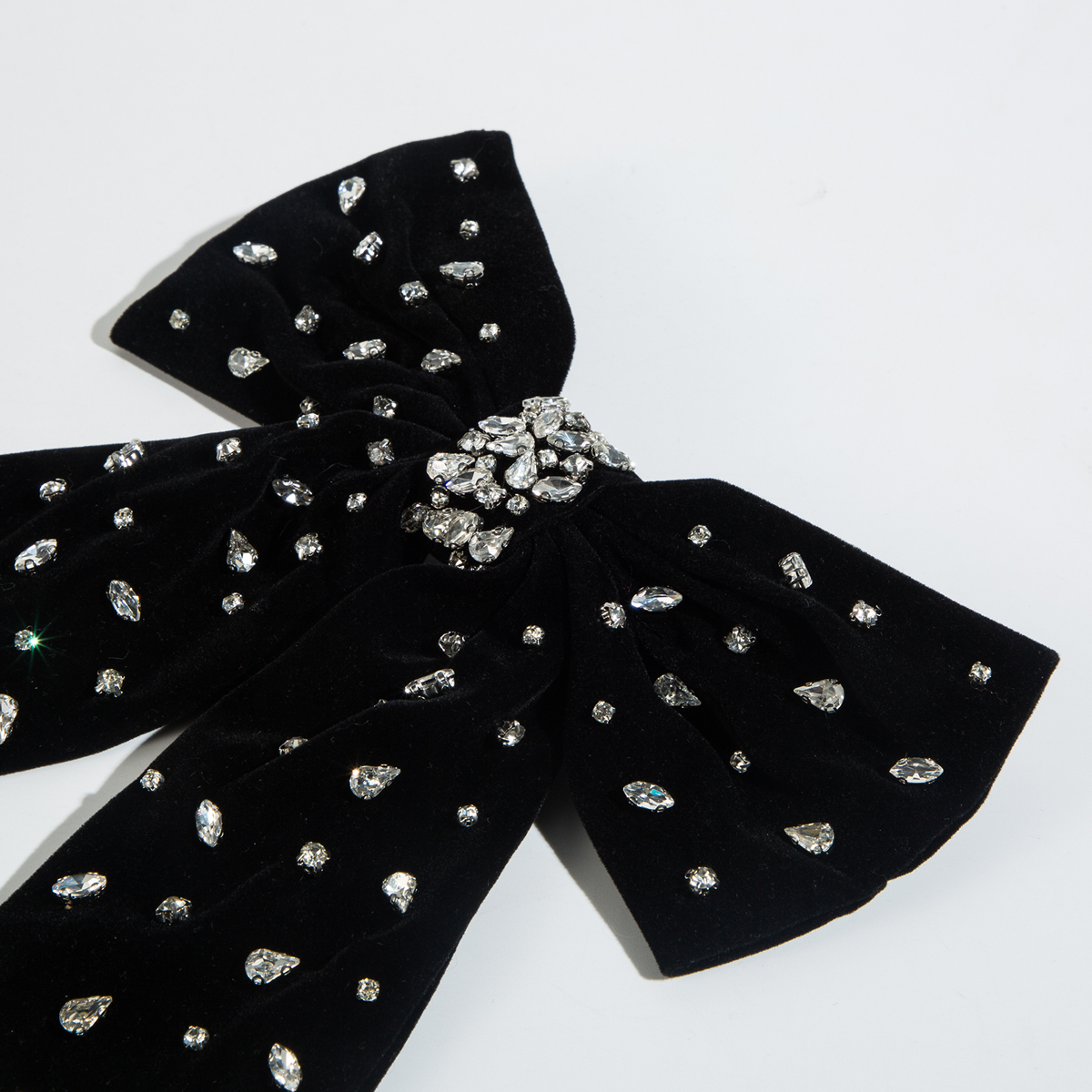 Women's Casual Vacation Classic Style Bow Knot Alloy Cloth Inlay Rhinestones Hair Clip display picture 5
