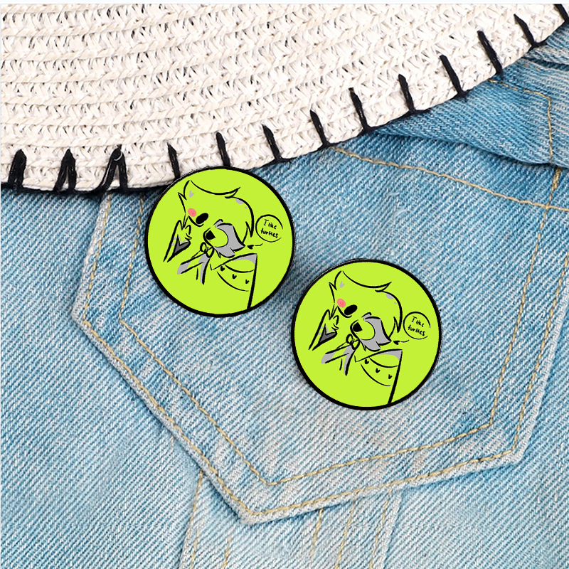 Casual Modern Style Cartoon Alloy Printing Unisex Brooches display picture 6