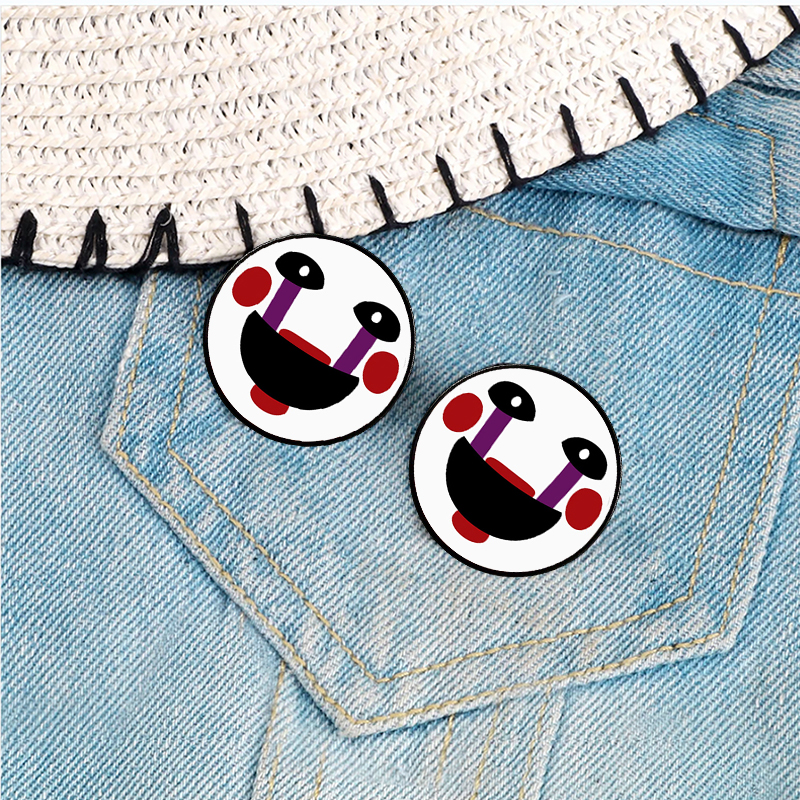 Casual Cute Modern Style Cartoon Emoji Face Alloy Printing Unisex Brooches display picture 5