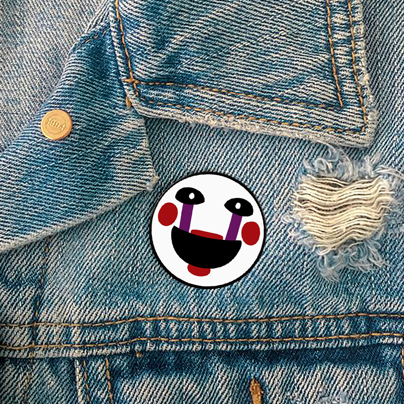 Casual Cute Modern Style Cartoon Emoji Face Alloy Printing Unisex Brooches display picture 7