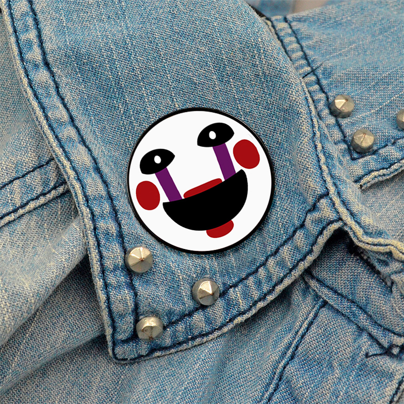 Casual Cute Modern Style Cartoon Emoji Face Alloy Printing Unisex Brooches display picture 8