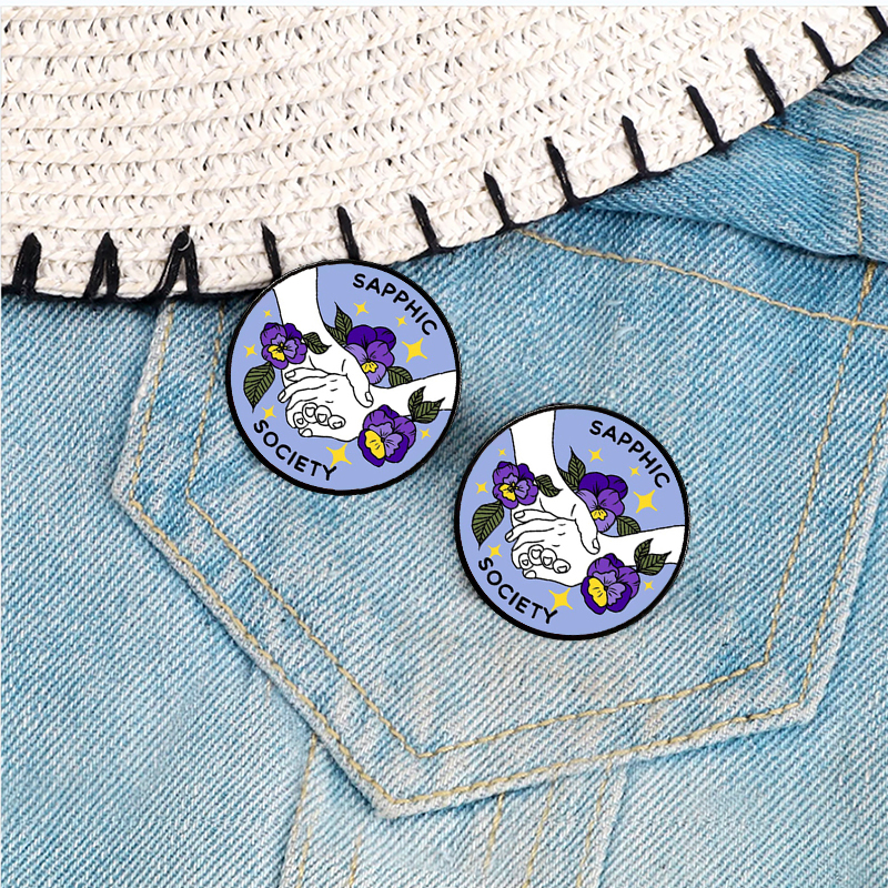 Casual Cute Modern Style Cartoon Hand Flower Alloy Unisex Brooches display picture 6