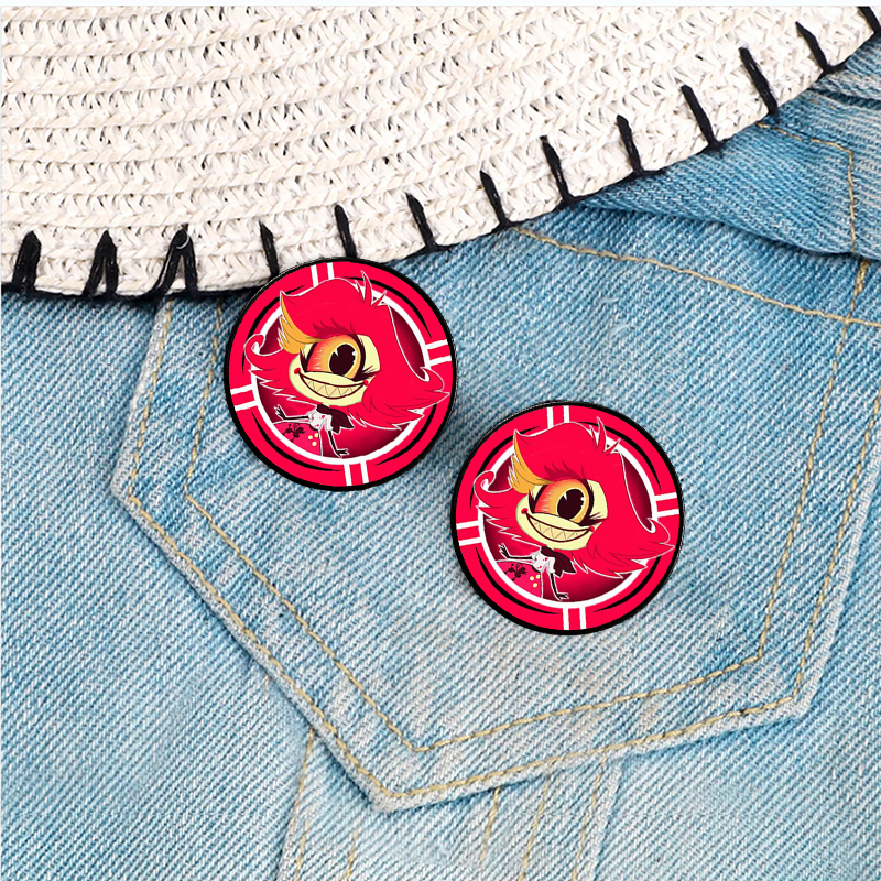 Casual Cute Modern Style Cartoon Alloy Printing Unisex Brooches display picture 6