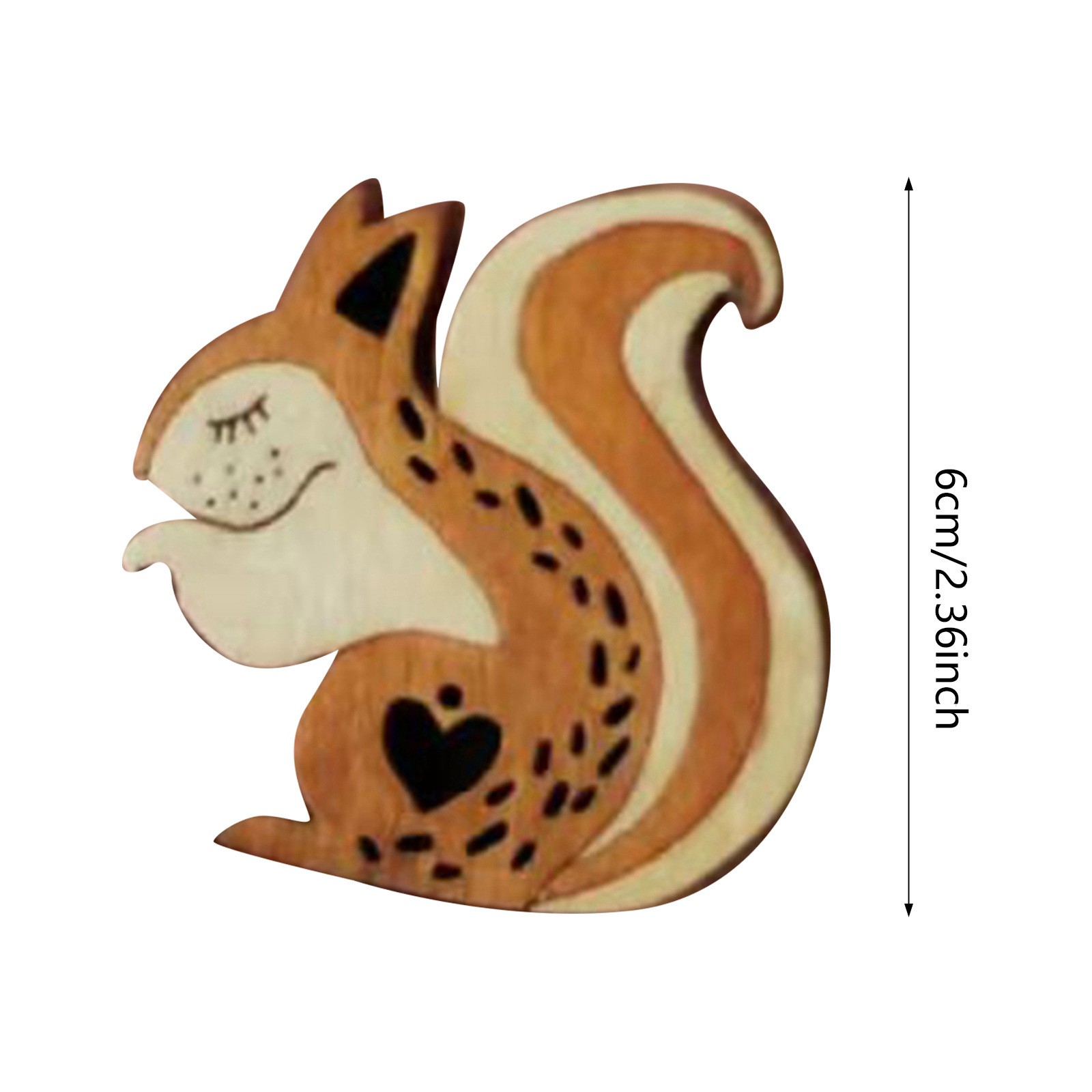 Elegant Vacation Animal Wood Women's Brooches 1 Piece display picture 2