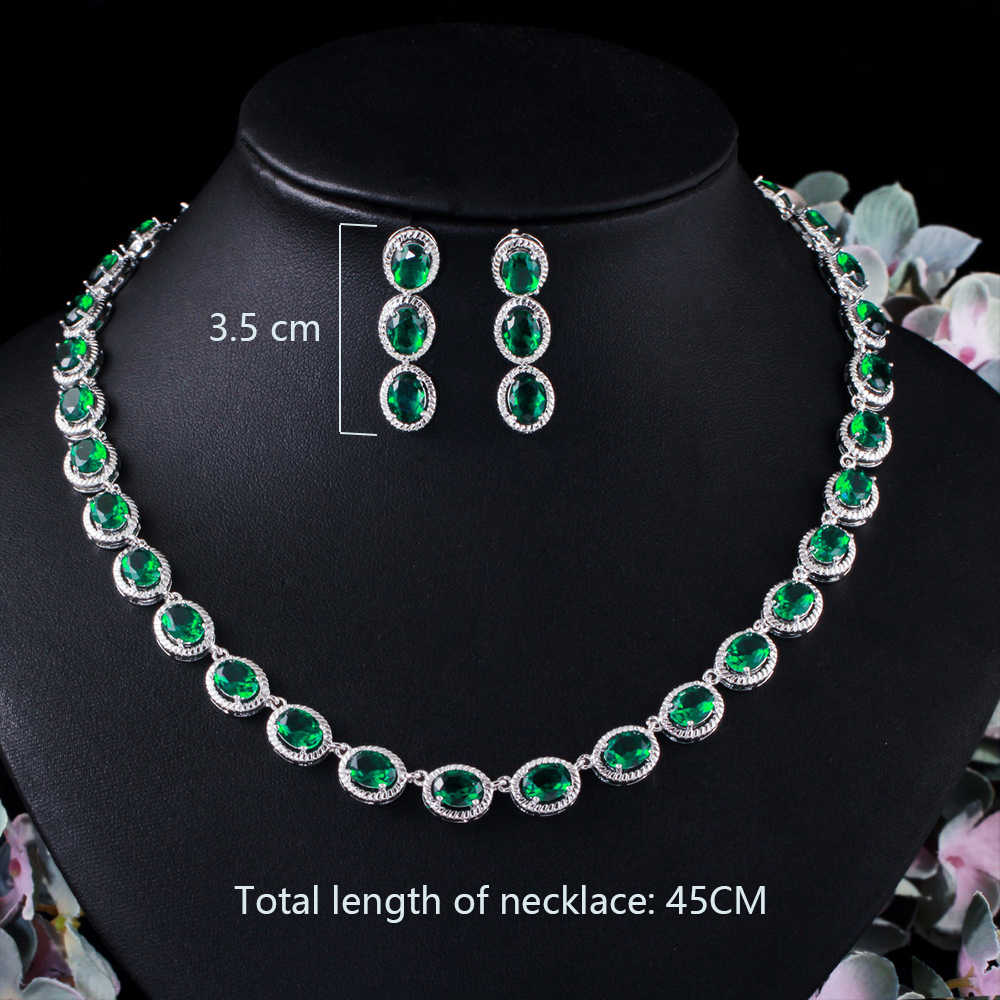 Copper White Gold Plated Rhodium Plated Elegant Glam Plating Inlay Solid Color Artificial Gemstones Jewelry Set display picture 8