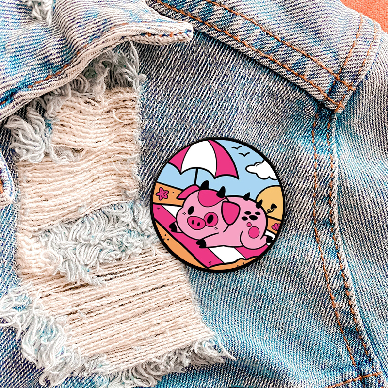 Cartoon Style Cute Animal Cartoon Alloy Unisex Brooches display picture 8