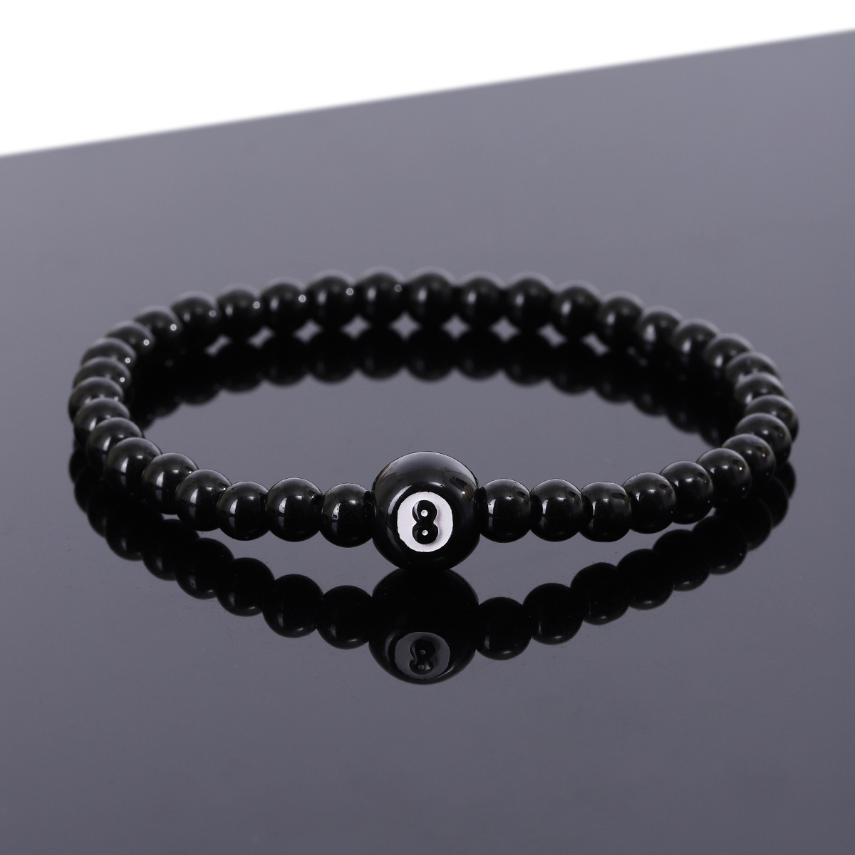 Estilo Simple Billar Infinidad Vidrio Con Cuentas Unisexo Pulsera display picture 5