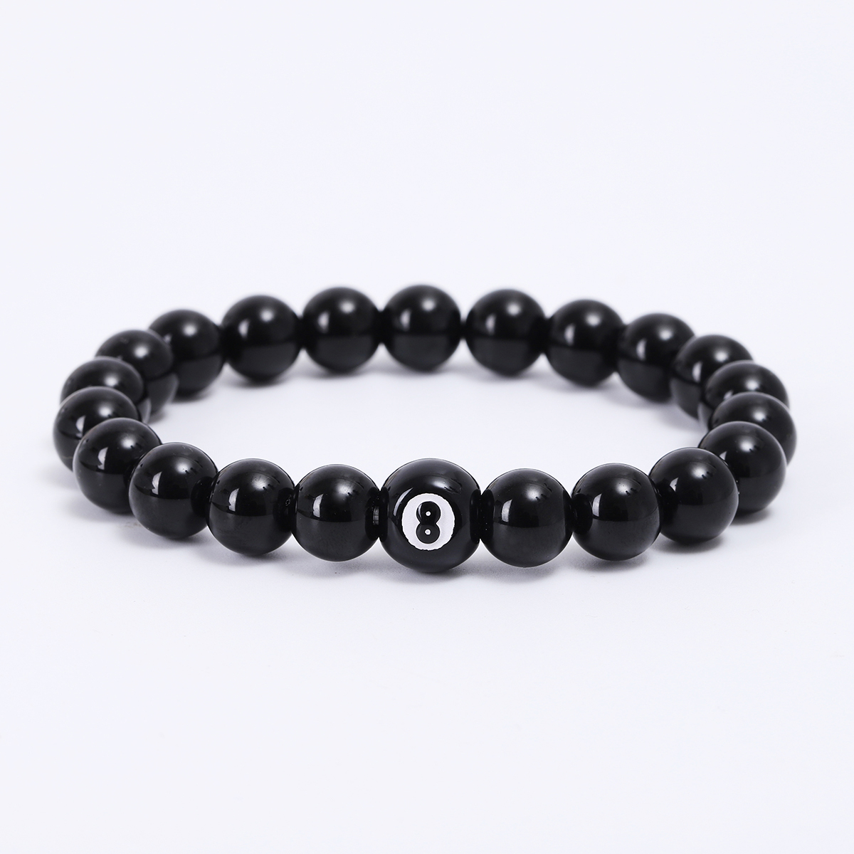 Einfacher Stil Billard Unendlichkeit Glas Perlen Unisex Armbänder display picture 4