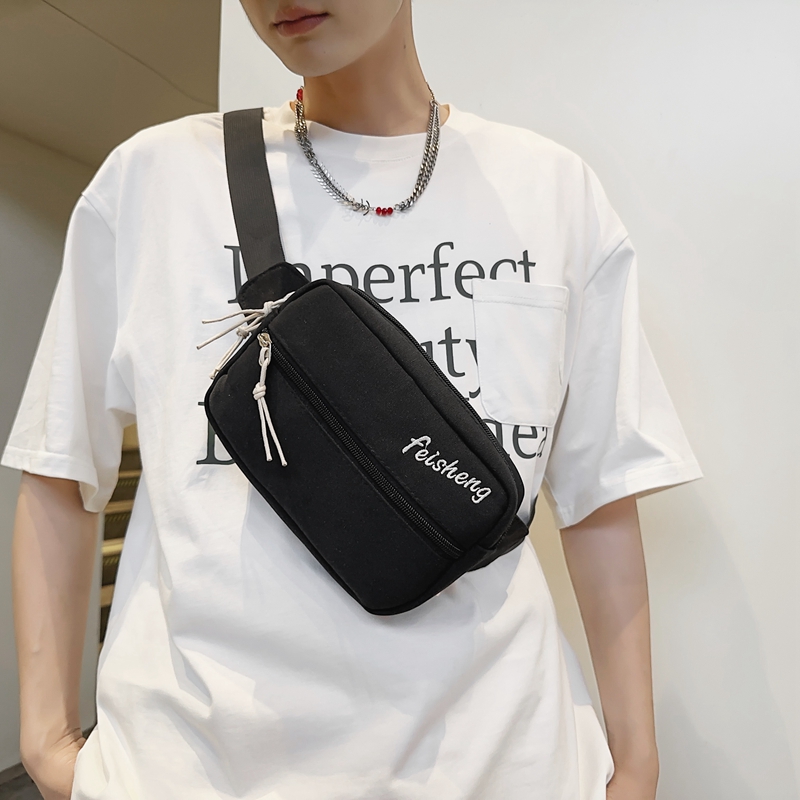 Unisex Classic Style Streetwear Color Block Nylon Waist Bags display picture 15