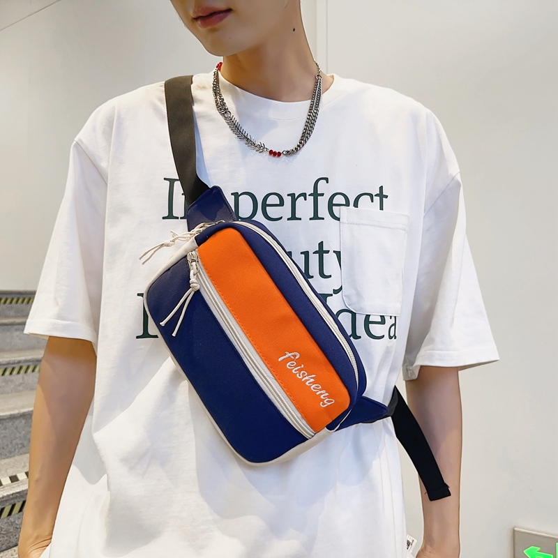 Unisex Classic Style Streetwear Color Block Nylon Waist Bags display picture 18