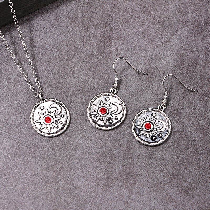 Simple Style Classic Style Sun Star Alloy Inlay Rhinestones Women's Jewelry Set display picture 4