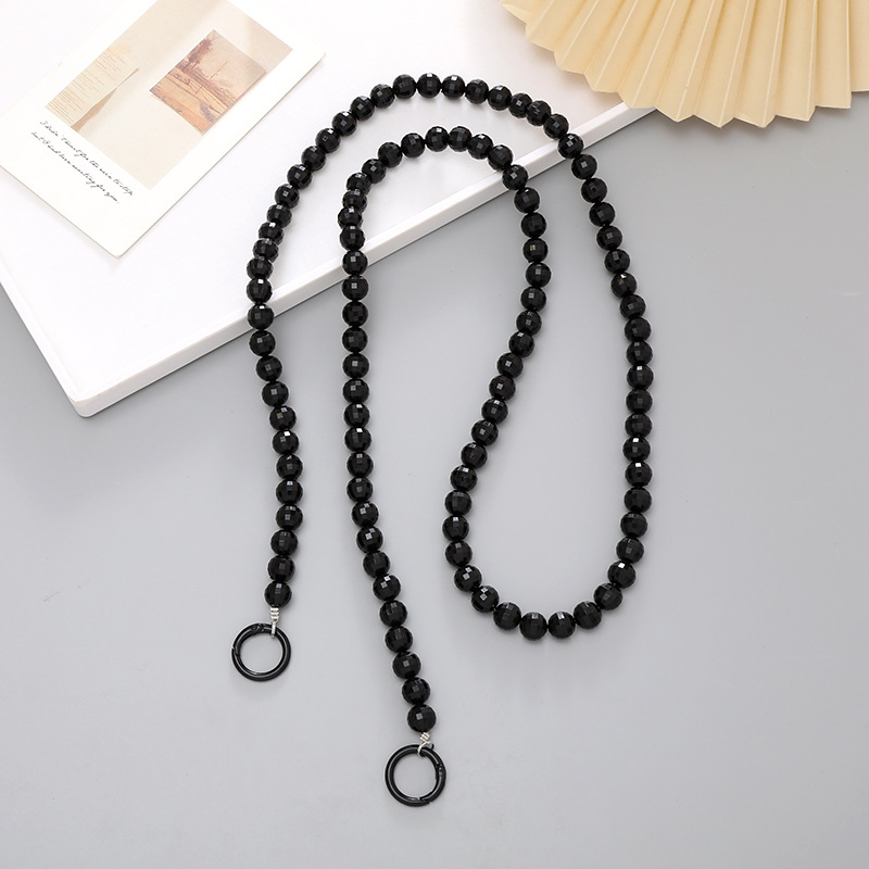 Simple Style Round Arylic Beaded Mobile Phone Chain display picture 3
