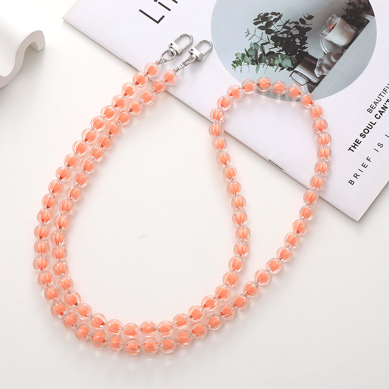 Simple Style Geometric Arylic Beaded Chain Mobile Phone Chain display picture 9