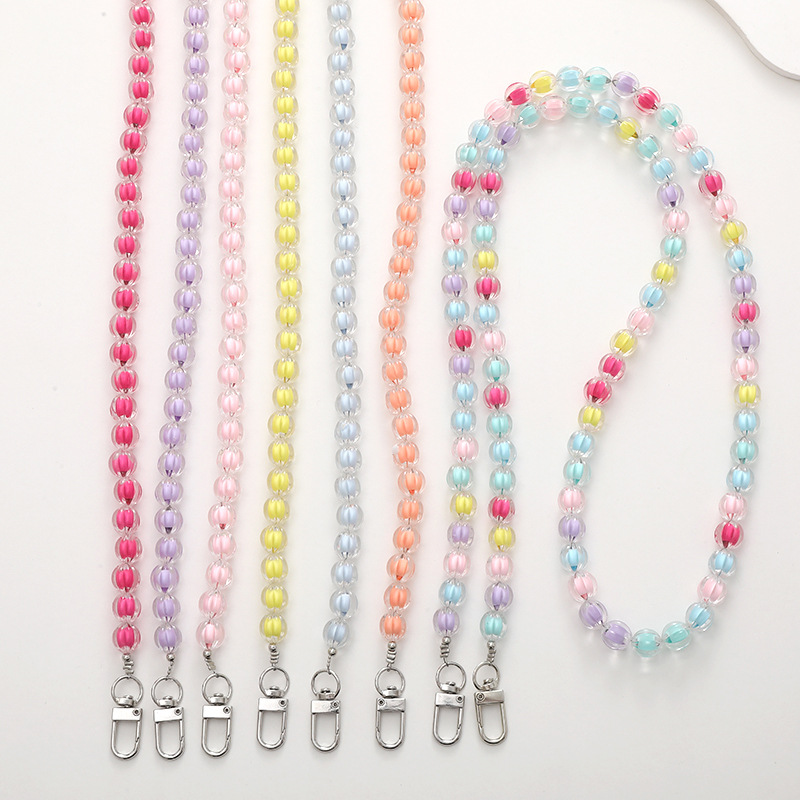 Simple Style Geometric Arylic Beaded Chain Mobile Phone Chain display picture 10