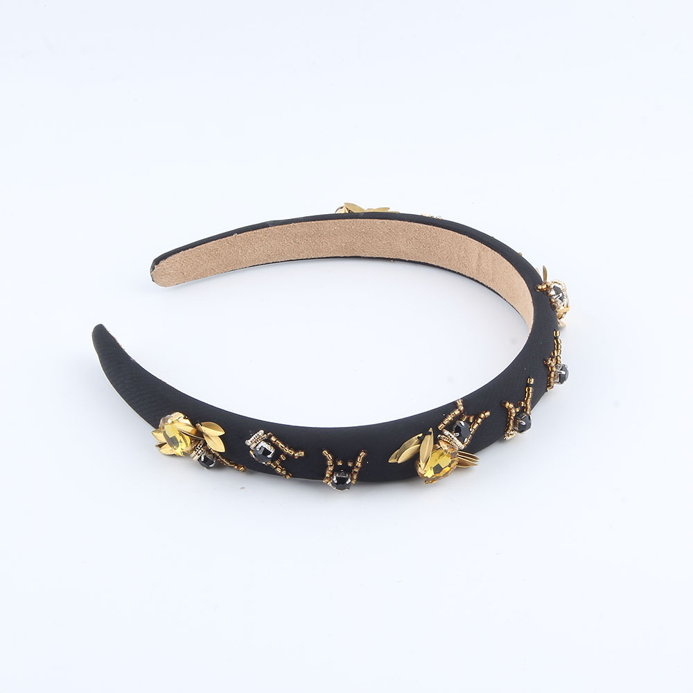 Women's Simple Style Shiny Round Rhinestone Inlay Rhinestones Hair Band display picture 6